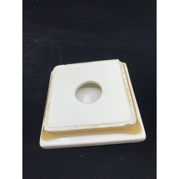 Square Coca-Cola Cannister 2008 Pacific Enterprises 7" Tall Porcelain Storage - Picture 3 of 13